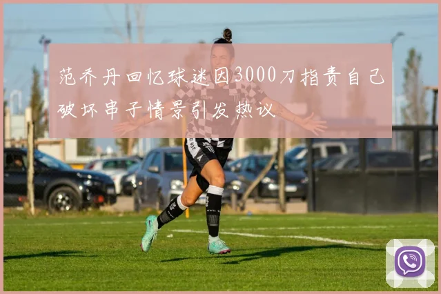 范乔丹回忆球迷因3000刀指责自己破坏串子情景引发热议